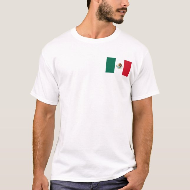 T-shirt Drapeau mexicain - Drapeau mexicain (Devant)