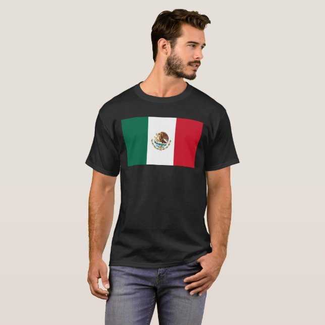 T-shirt Drapeau mexicain - Drapeau mexicain (Devant entier)