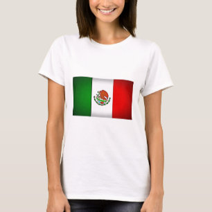 T-shirt Drapeau mexicain stylisé