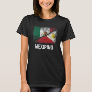 T-shirt Drapeau mi-mexicain mi-philippin Mexique Philippin