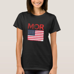 T-shirt Drapeau moitié-américain moitié marocain Usa