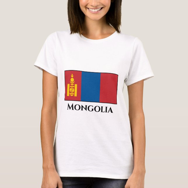 T-shirt Drapeau mongol (Devant)
