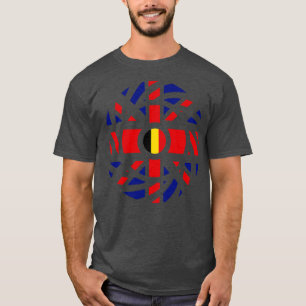 T-shirt Drapeau Multinational de Belgique