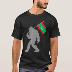 T-shirt Drapeau Muritaniya Ou Mauritanien Sur Drapeau Maur