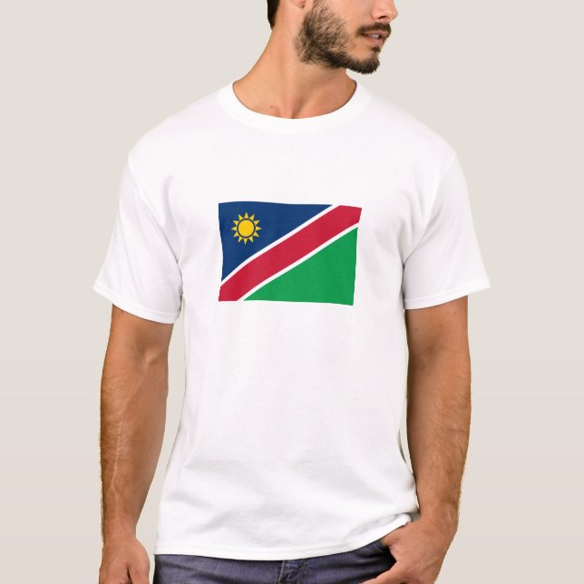 T-shirt Drapeau Namibie (Devant)