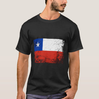T-shirt Drapeau national chilien Vintage Chili Drapeau cad