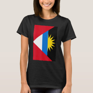 T-shirt Drapeau National D'Antigua-Et-Barbuda