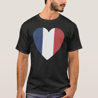 T-shirt Drapeau National de France souvenir pour hommes fe