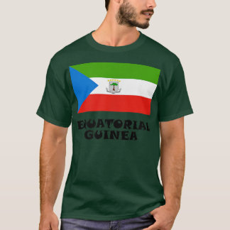 T-shirt Drapeau national de Guinée équatoriale Guinée équa