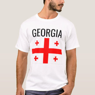 T-shirt Drapeau national de la Géorgie //