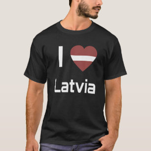 T-shirt Drapeau national de la Lettonie souvenir pour homm