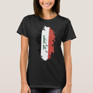 T-shirt Drapeau national de l'Irak souvenir pour hommes fe