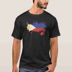 T-shirt Drapeau national des Philippines souvenir pour hom