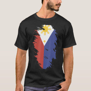 T-shirt Drapeau national des Philippines souvenir pour hom