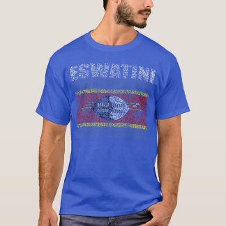 T-shirt Drapeau national d'Eswatini cadeau souvenir pour h
