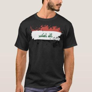 T-shirt Drapeau national d'Irak souvenir pour hommes femme