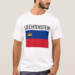 T-shirt Drapeau national du Liechtenstein //