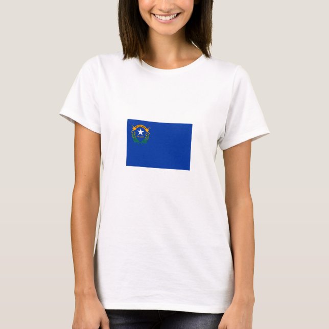 T-shirt Drapeau national du Nevada (Devant)