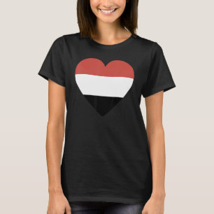 T-shirt Drapeau national du Yémen souvenir pour les femmes