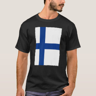 T-shirt Drapeau National Finlandais De Finlande