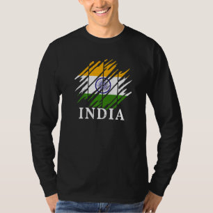T-shirt Drapeau national indien