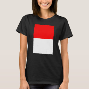 T-shirt Drapeau national Vintage indonésien Retro