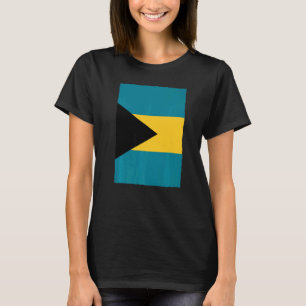 T-shirt Drapeau national Vintage rétro Bahamas