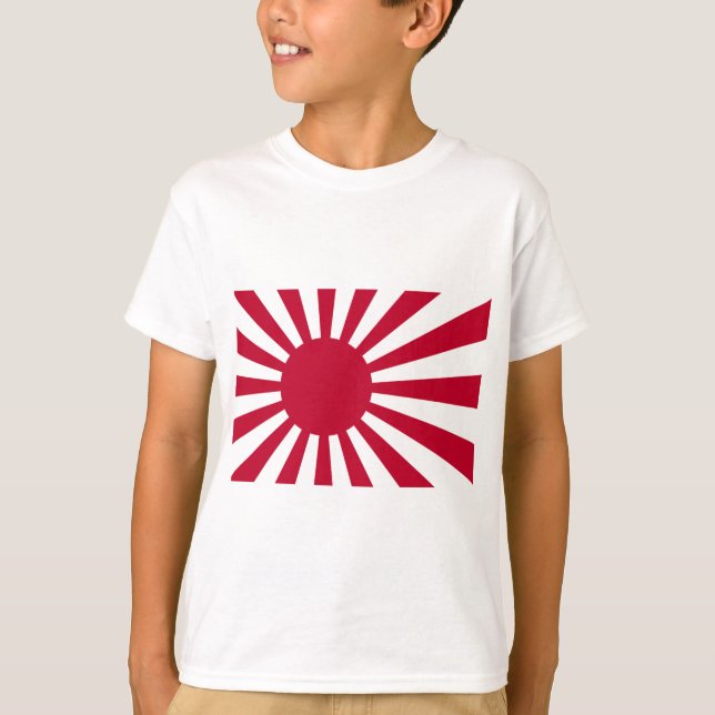 T-shirt Drapeau naval du Japon - drapeau japonais de (Devant)
