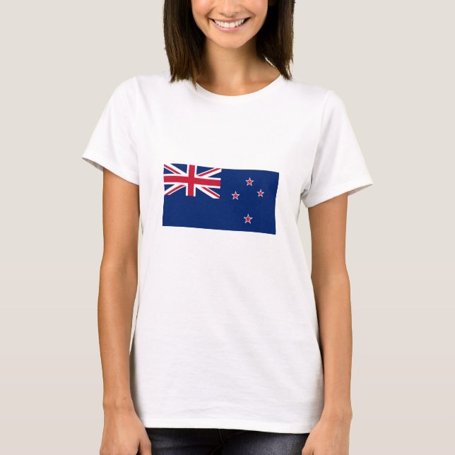 T-shirt Drapeau néo-zélandais (Devant)