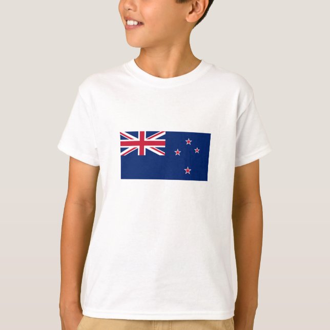 T-shirt Drapeau néo-zélandais (Devant)