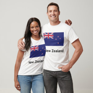 T-shirt Drapeau néo-zélandais