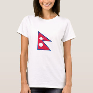 T-shirt Drapeau népalais