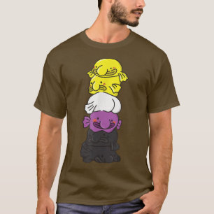 T-shirt Drapeau non binaire Fierté non binaire LGBTQ Blobf