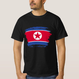 T-shirt Drapeau nord-coréen