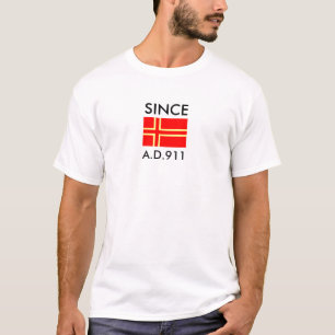 T-shirt "Drapeau normand de saint-Olaf" "SINCE A.D.911"