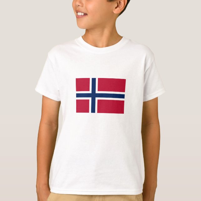 T-shirt Drapeau norvégien (Devant)