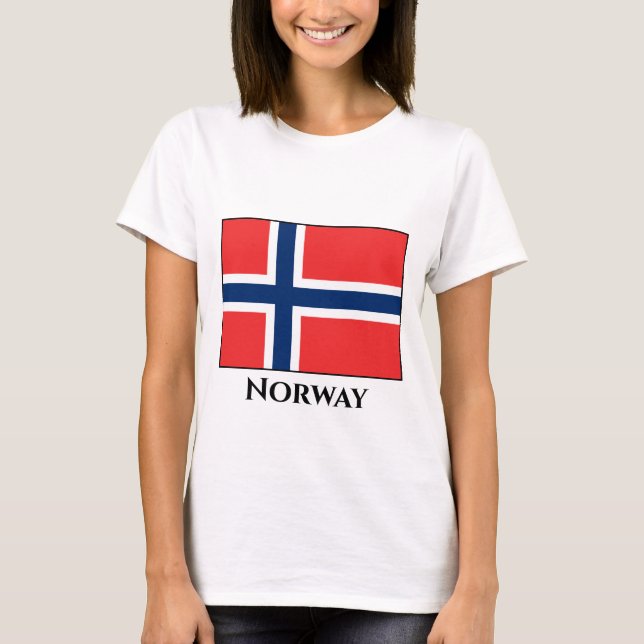 T-shirt Drapeau norvégien (Devant)