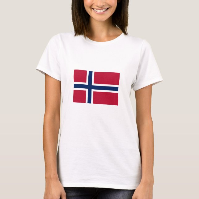 T-shirt Drapeau norvégien (Devant)