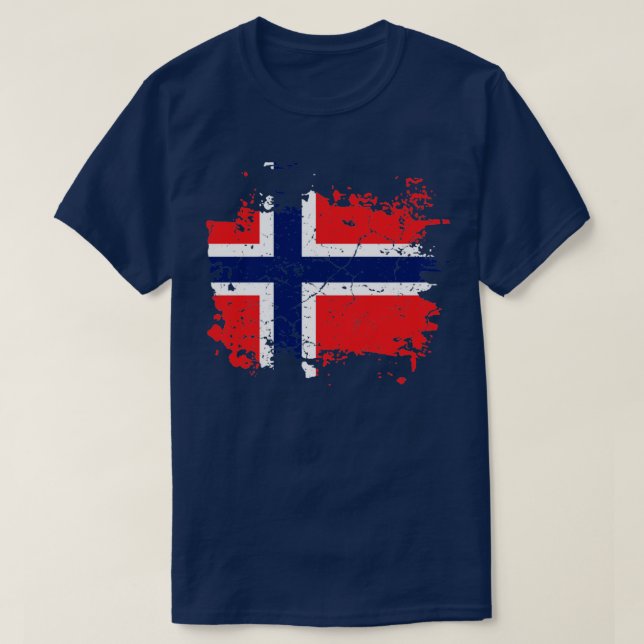 T-shirt Drapeau norvégien1 (Design devant)