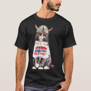 T-shirt Drapeau norvégien de la forêt