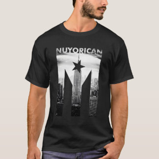T-shirt Drapeau Nuyorican De Porto Rico Imprimer