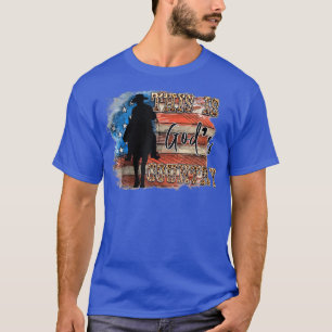 T-shirt Drapeau OccidentalAméricain Cowboy Ceci Est Dieux 