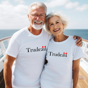 T-shirt Drapeau officiel canadien de Justin Trudeau