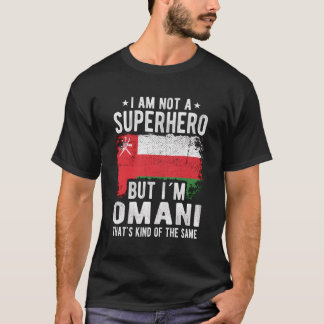 T-shirt Drapeau Omani Oman Origine Iâ´M Omani