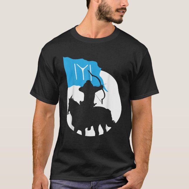 T-shirt Drapeau Osman Bey Ertugrul Kurulus Kayi Empir otto (Devant)