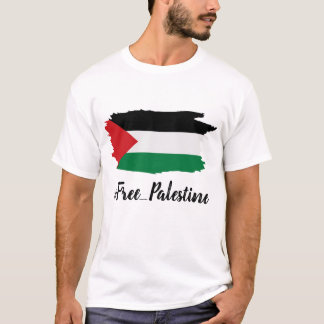 T-shirt Drapeau palestinien