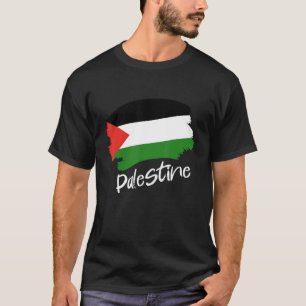 T-shirt Drapeau palestinien