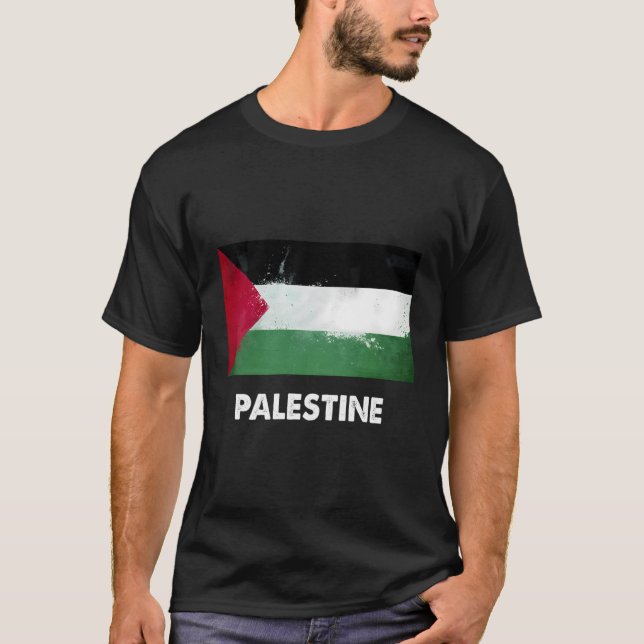 T-shirt Drapeau palestinien (Devant)