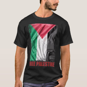 T-shirt Drapeau palestinien Arabe Palestinien détendu Libr