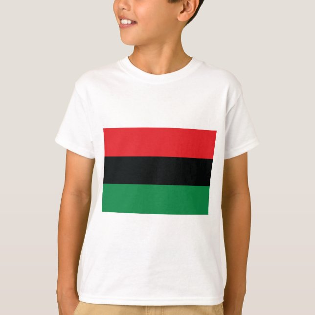 T-shirt Drapeau panafricain (Devant)
